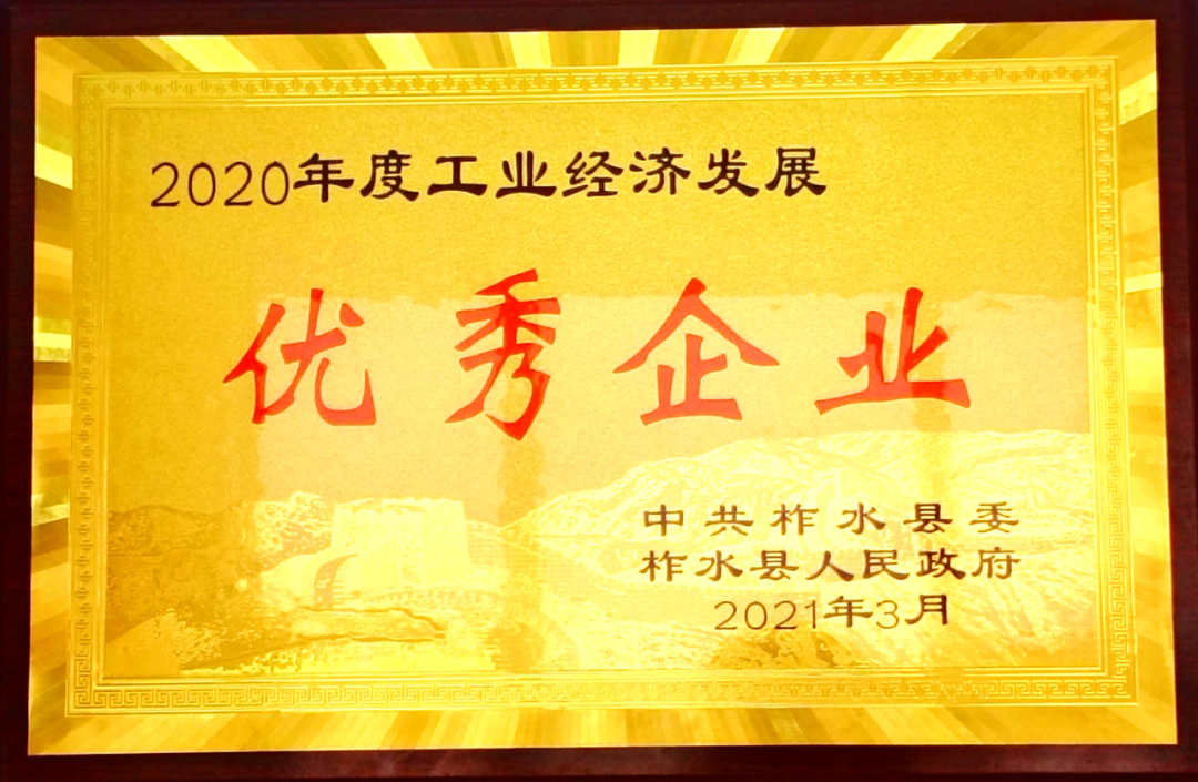龍鋼集團(tuán)大西溝礦業(yè)公司榮獲“2020年度工業(yè)經(jīng)濟(jì)發(fā)展優(yōu)秀企業(yè)”榮譽稱號 龍鋼集團(tuán)大西溝礦業(yè)公司榮獲“2020年度工業(yè)經(jīng)濟(jì)發(fā)展優(yōu)秀企業(yè)”榮譽稱號